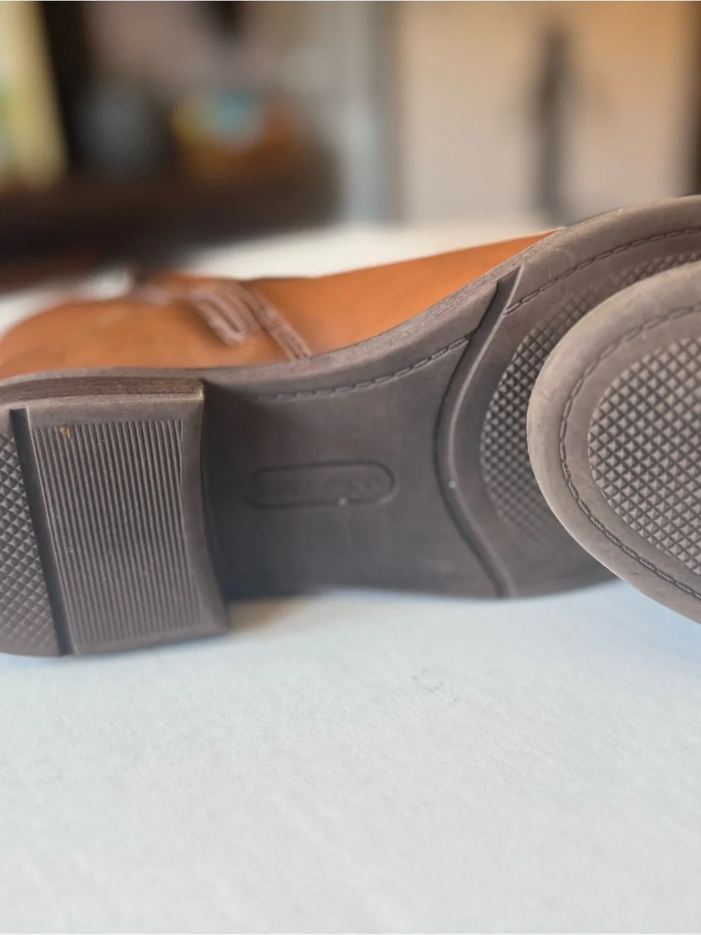 FRYE AND CO. Brown Cormac Ankle Booties with Buckle Strap